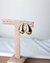Brinco Gota Abaulada M - Banhado a ouro 18k - comprar online