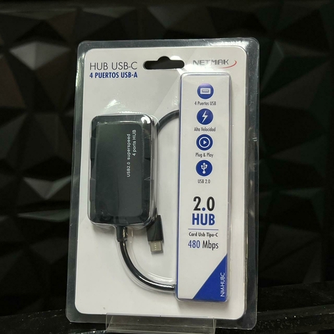 HUB USB C A 4 PUERTOS USB A