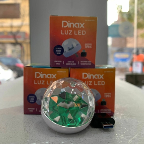 LUZ LED ESFERA RGB MINI USB TIPO C