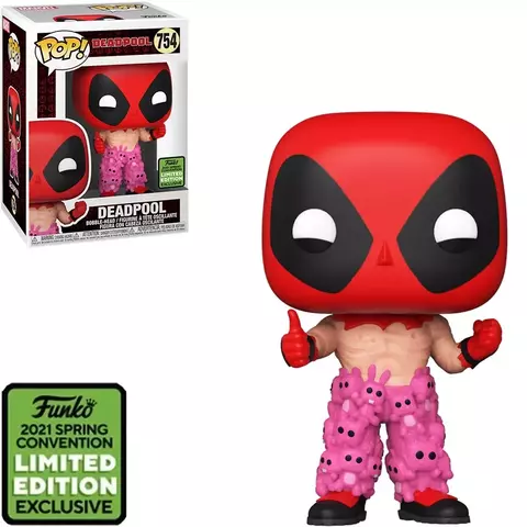 Funko Pop Marvel Deadpool Exclusive Eccc 2021 - Deadpool 754 Novo Original - comprar online