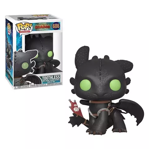 Funko Pop How To Train Your Dragon 3 Toothless 686 Novo Original