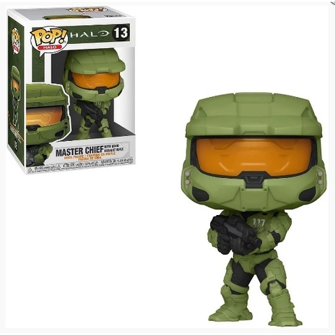 FUNKO POP HALO 2 MASTER CHIEF W/MA40 RIFLE 13 ORIGINAL