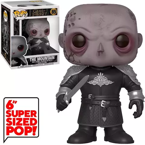 FUNKO POP GAME OF THRONES - THE MOUNTAIN UNMASKED 85 SUPER SIZED 6" NOVO ORIGINAL - comprar online