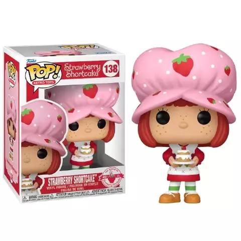 FUNKO POP STRAWBERRY SHORTCAKE 45TH STRAWBERRY SHORTCA 138 NOVO ORIGINAL