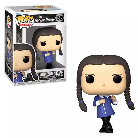 FUNKO POP TELEVISION THE ADDAMS FAMILY - WEDNESDAY ADDAMS 1549 NOVO ORIGINAL