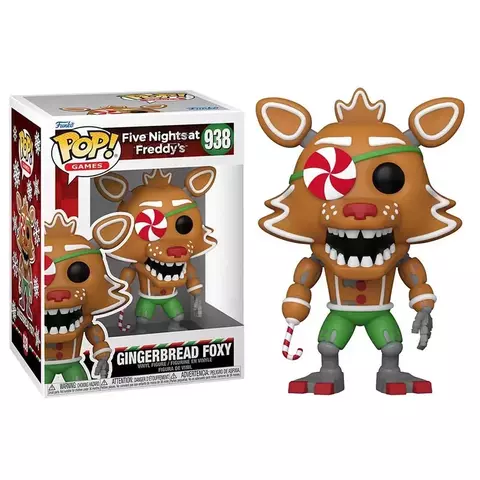 Funko Pop Games Five Nights at Freddy Gingerbread Foxy 938 NOVO ORIGINAL