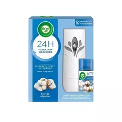 Aparelho Ar Automático Freshmatic Spray Bom Ar C/Refil Flor De Algodão