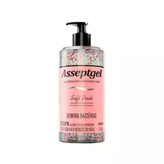Álcool Em Gel Higienizante Asseptgel Soft Pink 420g