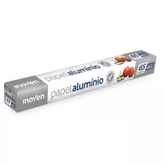 Rolo De Papel Alumínio 65 Metros 45 Cm Largura Inoven