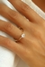 Anel Solitário zircônia quatro garras liso banhado em ouro 18k ou Ródio Branco na internet