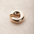 Piercing fake argola grossa tubo banhado em ouro 18k na internet