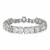 Pulseira Maxi Cristal banhado em ródio