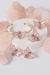 Bracelete Honey Aberto com zircônias Pink banhado em Ouro 18k - comprar online