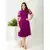 Vestido Feminino Mídi Manga Princesa Em Tule Moda Fashion - loja online