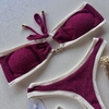 Conjunto tomara que caia Saint Tropez vinho com Off - comprar online
