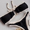 Conjunto tomara que caia Saint Tropez Preto com Off - comprar online