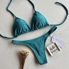 Conjunto de biquíni Cortininha com Bojo Verde Jade - comprar online