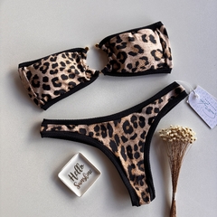 Conjunto tomara que caia Saint Tropez Oncinha de Argola na internet