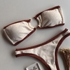 Conjunto tomara que caia Saint Tropez Off com Marrom de Argola - comprar online
