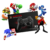 Videogame Retro 3d games