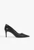 Sapato Scarpin Lena Low Couro Preto - loja online