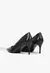 Sapato Scarpin Lena Low Couro Preto na internet