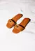 Rasteira Flat Couro Schutz Marrom - comprar online