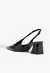 Imagem do Scarpin Slingback Rhonda Mid Verniz Preto