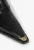 Bota Raffaela Cap Toe Couro Preta - comprar online