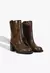 Bota Cano Médio Couro Marrom - comprar online