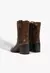 Bota Cano Médio Couro Marrom - comprar online