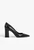 Scarpin City Chic Couro Preto - loja online
