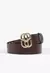 Cinto Emblem Couro Marrom Schutz - Le Passione