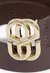 Cinto Emblem Couro Marrom Schutz - comprar online