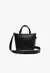 Bolsa Shopping Média Couro Triangle Preta - loja online