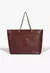 Bolsa Shopping Belle Couro Vinho - comprar online