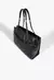 Bolsa Shopping Dream Couro Preta - Le Passione