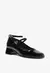 Sapato Preto Schutz Boneca Salto Bloco Baixo Verniz - comprar online