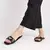 Rasteira Flat Couro Schutz - comprar online