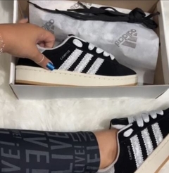 Tênis Adidas campus00s preto com glitter na internet