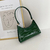 Bolsa de compras de couro retrô feminina, sacola casual bolsa de ombro. - Shop Blink