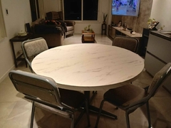 VINILO SIMIL MARMOL BLANCO 100 x 120 CM - comprar online