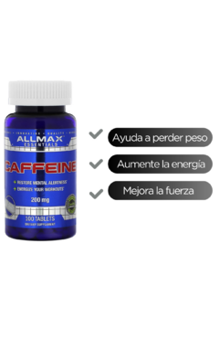 All max cafeina 100 caps