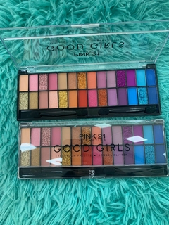 Paleta de Sombras e Glitter 28 Cores Good Girls Pink 21 - comprar online