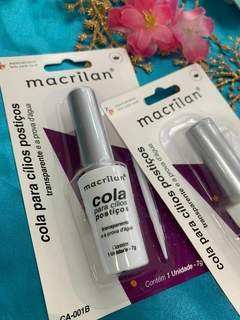 Cola Para Cílios Postiços Branco Macrilan - VR MAKEUP MAQUIAGEM & ACESSÓRIOS