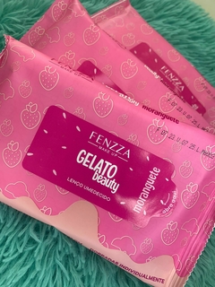 Lenço Umedecido Fenzza Gelato Moranguete na internet