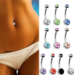 piercings de Umbigo Tradicional cartela com 1 DZ