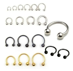 cartela de piercing ferradura 1 DZ