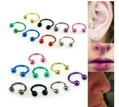 cartela de piercing ferradura 1 DZ na internet