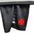 Shorts do kit infantil Vasco da Gama II 24/25, com detalhes em vermelho e logotipo da Kappa.